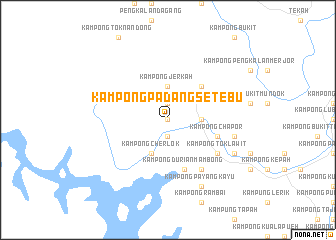 map of Kampong Padang Setebu