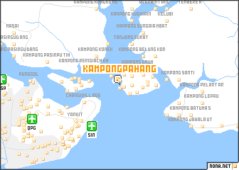 map of Kampong Pahang