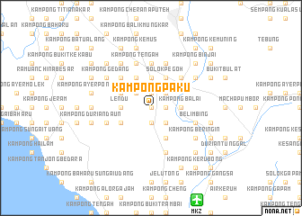 map of Kampong Paku