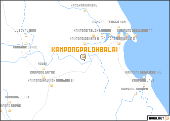map of Kampong Paloh Balai