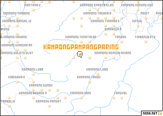 map of Kampong Pampang Paring