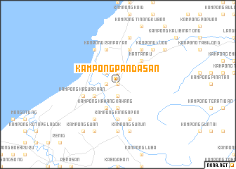 map of Kampong Pandasan