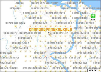 map of Kampong Pangkal Kala