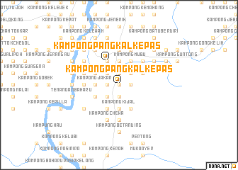 map of Kampong Pangkal Kepas