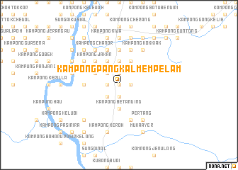 map of Kampong Pangkal Mempelam