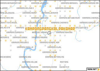 map of Kampong Pangkal Pak Omar
