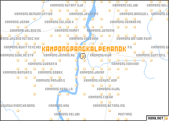 map of Kampong Pangkal Pemanok