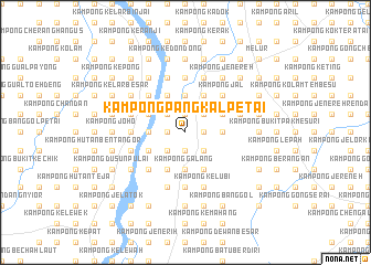 map of Kampong Pangkal Petai