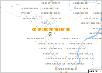 map of Kampong Pangsenam