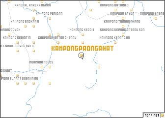 map of Kampong Paon Gahat