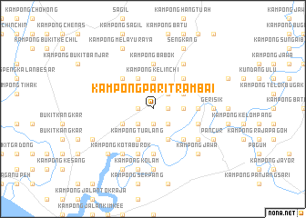 map of Kampong Parit Rambai
