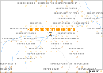 map of Kampong Parit Seberang