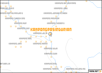 map of Kampong Pasir Durian