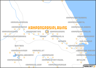 map of Kampong Pasir Lading