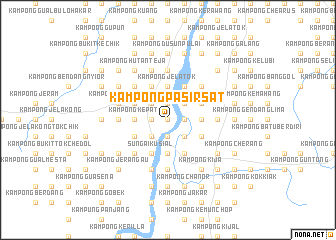 map of Kampong Pasir Sat