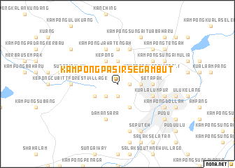 map of Kampong Pasir Segambut