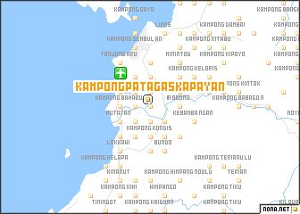 map of Kampong Patagas Kapayan