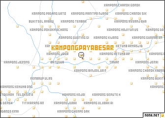 map of Kampong Paya Besar