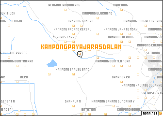 map of Kampong Paya Jaras Dalam