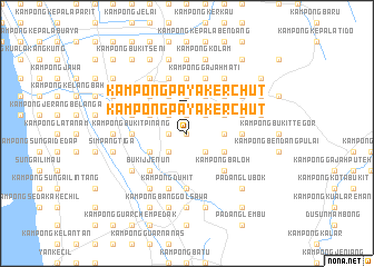 map of Kampong Paya Kerchut