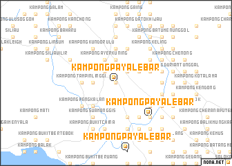 map of Kampong Paya Lebar