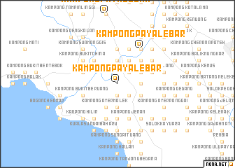 map of Kampong Paya Lebar