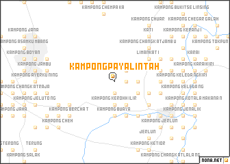 map of Kampong Paya Lintah