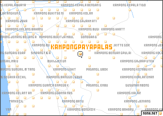 map of Kampong Paya Palas