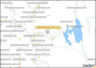 map of Kampong Pedu