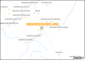 map of Kampong Pekan Lama