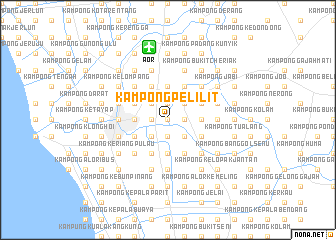 map of Kampong Pelilit