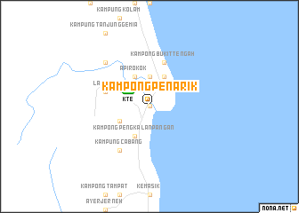 map of Kampong Penarik