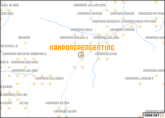 map of Kampong Pengenting