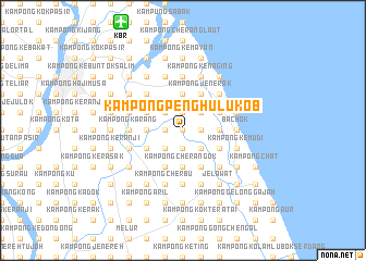 map of Kampong Penghulu Kob