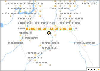 map of Kampong Pengkalan Ajal