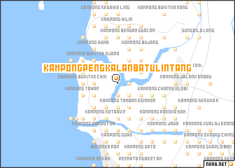 map of Kampong Pengkalan Batu Lintang