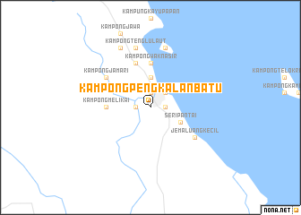map of Kampong Pengkalan Batu