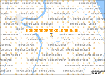map of Kampong Pengkalan Binjai