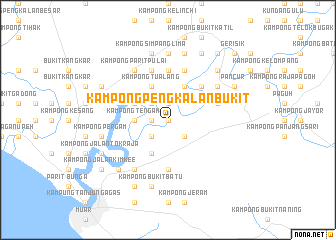 map of Kampong Pengkalan Bukit