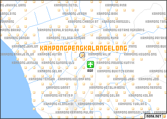 map of Kampong Pengkalan Gelong