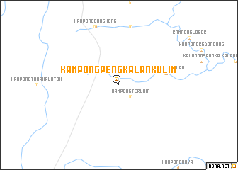 map of Kampong Pengkalan Kulim