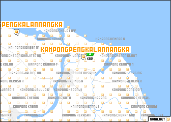 map of Kampong Pengkalan Nangka