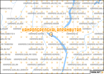 map of Kampong Pengkalan Rambutan