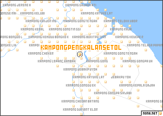 map of Kampong Pengkalan Setol