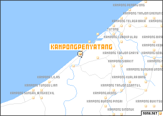 map of Kampong Penyatang