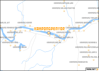 map of Kampong Penyor