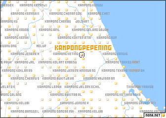 map of Kampong Pepening
