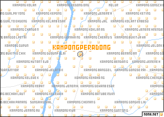 map of Kampong Peradong