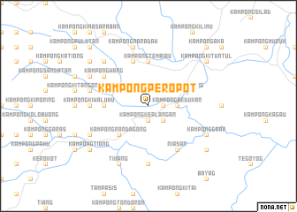 map of Kampong Peropot