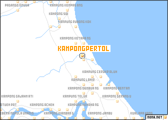 map of Kampong Pertol